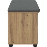  Haldna klop z blazino Enobarvno Umetni hrast 100 x 38 x 46 cm, (5000160685) Slike