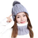 Kapa i rubac oko vrata ZA - 21529 - Siva KP21529 | shoptok.hr