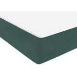 Box Spring krevet s madracem tamno zeleni 180x220 cm baršun | shoptok.hr