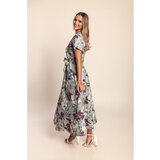 Fenzy Duga Haljina S Cvjetnim Printom, Svijetlo Maslinasta | shoptok.hr