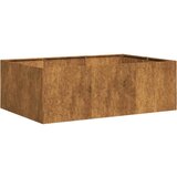 Maison Chic Cvetlični Lonec - Cvetlično korito Rusty 120x80x40 cm Vremensko odporno jeklo, (21789689) | Shoptok.si