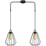 Opviq lights Črna kovinska viseča svetilka Straton | Shoptok.si