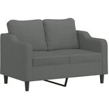  3-dijelni set sofa s jastucima tamnosivi od tkanine | shoptok.hr