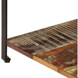  Stolić za kavu s policom od obnovljenog drva 100 x 60 x 35 cm | shoptok.hr