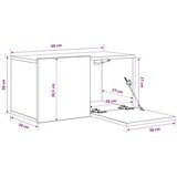 Viseći TV ormarići 3 kom boja hrasta sonome 60 x 30 x 30 cm | shoptok.hr