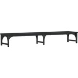  Stalak za monitor crni 105 x 23 x 15,5 cm od konstruiranog drva | shoptok.hr