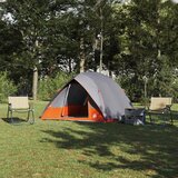  Kamping šator Siva i narančasta 320 x 275 x 190 cm taft | shoptok.hr
