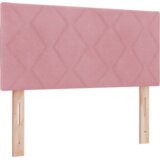 vidaXL Box Spring krevet s madracem u ružičastoj boji 90x190 cm od baršuna | shoptok.hr