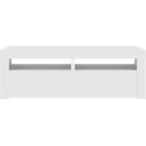 TV ormarić s LED svjetlima bijeli 120 x 35 x 40 cm | Eponuda.com