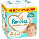 Pampers plenice Premium Care, velikost 4, 156 kosov Cene