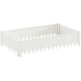  Ograda oko Travnjaka 100 x 60 x 20 cm Čelik Bijela - Bijela 100 x 60 x 20 cm 1 | shoptok.hr