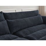 Bobochic Paris Temno modra sedežna garnitura iz šenilje 276 cm Neil – | Shoptok.si