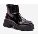 Kesi Patent leather women's shoes GOE Black Cene