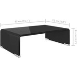  Stalak za TV/Monitor Stakleni Crni 40x25x11 cm | shoptok.hr