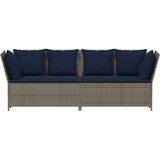  Vrtna sofa s jastucima siva od poliratana | shoptok.hr