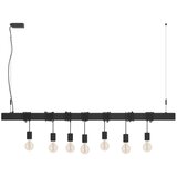 Eglo 39938 - visilica na sajli townshend-b 7xE27/40W/230V crna | Eponuda.com