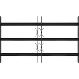 Rešetka za prozor 75.5 x 45 cm Čelik s prahom premazan Crna | shoptok.hr