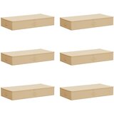  Kutija za spremanje 6 pcs Krem 90 x 48 x 15 cm Netkana tkanina | Eponuda.com