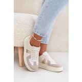 Boto Eco Leather Women's Sneakers On Platform Beige Goriette | shoptok.hr