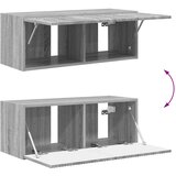  Set TV komoda Zidne 2 pcs Siva Sonoma Konstruirano drvo | shoptok.hr