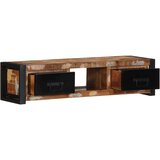 vidaXL TV omarica 100x30x25 cm masivni les obnovljen | Shoptok.si