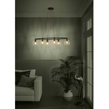 Eglo 390092 - visilica na sajli jazminia 6xE27/40W/230V crna/zlatna | Eponuda.com