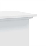 vidaXL Stojalo za rastline belo 33x33x80 cm inženirski les | Shoptok.si