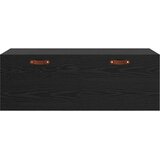  Ormar za montažu na zid Zidne Crni hrast 100 x 36,5 x 35 cm | shoptok.hr
