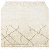 Asiatic Carpets Kremno bela pralna ročno tkana volnena preproga 200x290 cm Azera Crosshatch – | Shoptok.si