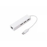 Linkom USB adapter-koverter TIP C - 3xUSB 3.0+RJ45 | ePonuda.com