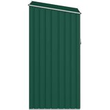  Vrtno spremište za drva zeleno 245x98x159 cm pocinčani čelik | shoptok.hr