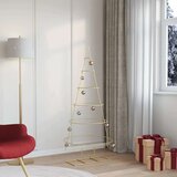 vidaXL Kovinsko božično drevesce Zlata 150 cm Jeklo s prašnim premazom | Shoptok.si