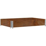  Vrtni sadilica smeđa 120 x 80 cm od masivne borovine | shoptok.hr