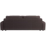 Ropez Smeđa sklopiva/s prostorom za odlaganje sofa od samta 234 cm Sara – | shoptok.hr
