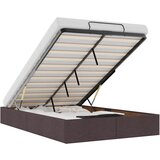Maison Chic Otomanski Posteljni okvir - Dvoposteljna postelja - Zakonska postelja brez vzmetnice rjav 120x200 cm blago-J499, (21773176) | Shoptok.si