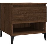 Bočni stolić smeđa boja hrasta 50x46x50 cm konstruirano drvo | shoptok.hr