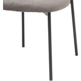 MID.YOU STOL, kovina, tekstil siva, črna | Shoptok.si