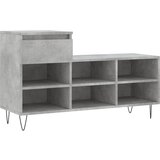  The Living Store Omarica za čevlje betonsko siva 102x36x60 cm inženirski les - Omarica Za Čevlje, (21453508) | Shoptok.si