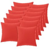  Jastuk s jastukom HEERLEN 12 kom. Crvena Poliester - Crvena 40 x 40 cm 12 | shoptok.hr