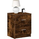  Noćni ormarići 2 kom s 2 ladice dimljeni hrast 40x36x50 cm Cijene