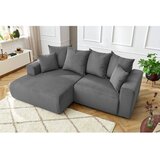 Bobochic Paris Siva baršunasti kutna garnitura Enjoy – | shoptok.hr