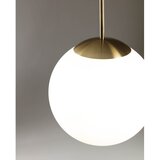 Kave Home Bela/v zlati barvi viseča svetilka s steklenim senčilom ø 30 cm Mahala – | Shoptok.si