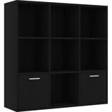 vidaXL ormarić za knjige crni 98 x 30 x 98 cm od iverice | shoptok.hr
