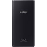 Samsung original zunanja baterija EB-P5300XJE powerbank 20000 mAh 25W Super Fast Charge Type C - črn | Shoptok.si