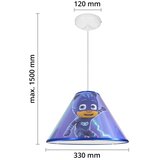  Dečiji luster na sajli PJ MASK 1xE27/40W/230V | Eponuda.com