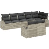 vidaXL 9-delna vrtna sedežna garnitura z blazinami Svetlo ratan, (22091734) | Shoptok.si