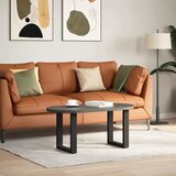  Noge za klub stolić U-oblik 2 kom Crne 38 x (42-43) cm Čelik | shoptok.hr