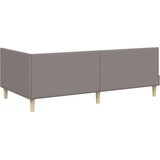  Kutni okvir kreveta s uzglavljem Sivo-smeđa 90 cm x 200 cm | shoptok.hr