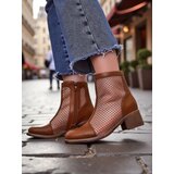Resti Women's perforated ankle boots on a low heel Rowices Cijene