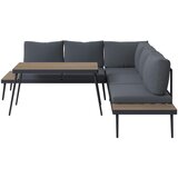 Beldano LOUNGE GARNITURA tkanina aluminij | Shoptok.si